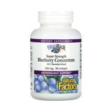 Natural Factors, BlueRich, Super Strength Blueberry Concentrate, 500 Mg, 90 Softgels