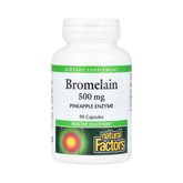 Natural Factors, Bromelain, 500 Mg, 90 Capsules
