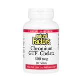 Natural Factors, Chromium GTF Chelate, 500 Mcg, 90 Tablets