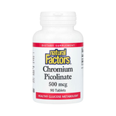 Natural Factors, Chromium Picolinate, 500 Mcg, 90 Tablets