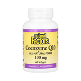 Natural Factors, Coenzyme Q10, 100 Mg, 60 Softgels