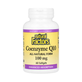 Natural Factors, Coenzyme Q10, 100 Mg, 60 Softgels