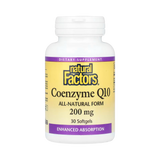 Natural Factors, Coenzyme Q10, 200 Mg, 30 Softgels