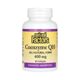 Natural Factors, Coenzyme Q10, 400 Mg, 60 Softgels