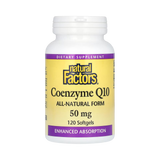 Natural Factors, Coenzyme Q10, 50 Mg, 120 Softgels