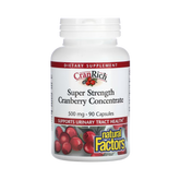Natural Factors, CranRich, Super Strength, Cranberry Concentrate, 500 Mg, 90 Capsules
