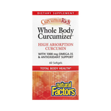 Natural Factors, CurcuminRich, Whole Body Curcumizer, 60 Softgels