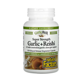 Natural Factors, GarlicRich, Super Strength Garlic + Reishi, 120 Delayed Release Vegetarian Capsules