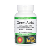 Natural Factors, Gastro-Assist with Mastic Gum, Saccharomyces Boulardii & Zinc L-Carnosine, 60 Vegetarian Capsules