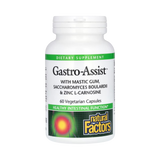 Natural Factors, Gastro-Assist with Mastic Gum, Saccharomyces Boulardii & Zinc L-Carnosine, 60 Vegetarian Capsules