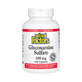 Natural Factors, Glucosamine Sulfate, 500 Mg, 180 Capsules