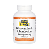 Natural Factors, Glucosamine & Chondroitin, 120 Capsules