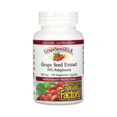 Natural Factors, GrapeSeedRich, Grape Seed Extract, 100 Mg, 120 Vegetarian Capsules
