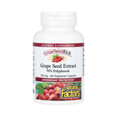 Natural Factors, GrapeSeedRich, Grape Seed Extract, 100 Mg, 60 Vegetarian Capsules