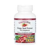 Natural Factors, GrapeSeedRich, Grape Seed Extract, 100 Mg, 60 Vegetarian Capsules