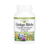Natural Factors, HerbalFactors, Ginkgo Biloba, 60 Capsules