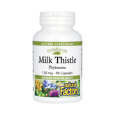 Natural Factors, HerbalFactors, Milk Thistle, 150 Mg, 90 Capsules