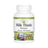 Natural Factors, HerbalFactors, Milk Thistle, 150 Mg, 90 Capsules