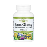 Natural Factors, HerbalFactors, Panax Ginseng, 60 Softgels