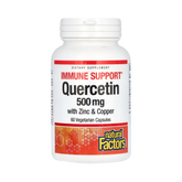 Natural Factors, Immune Support, Quercetin, 500 Mg, 60 Vegetarian Capsules