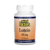 Natural Factors, Lutein, 20 Mg, 120 Softgels