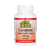 Natural Factors, Lycopene, 10 Mg, 60 Softgels