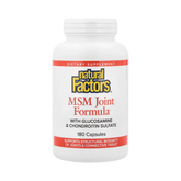 Natural Factors, MSM Joint Formula with Glucosamine & Chondroitin Sulfate, 180 Capsules