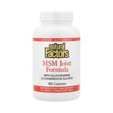 Natural Factors, MSM Joint Formula with Glucosamine & Chondroitin Sulfate, 180 Capsules