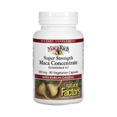 Natural Factors, Maca Rich, Maca Concentrate, Super Strength, 500 Mg, 90 Vegetarian Capsules