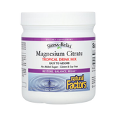 Natural Factors, Magnesium Citrate, Tropical Drink Mix, 8.8 Oz
