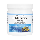 Natural Factors, Micronized L-Glutamine Powder, 8 Oz