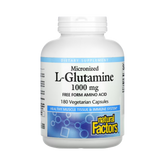 Natural Factors, Micronized L-Glutamine, 1,000 Mg, 180 Vegetarian Capsules