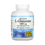 Natural Factors, Micronized L-Glutamine, 1,000 Mg, 180 Vegetarian Capsules