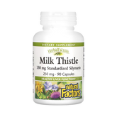 Natural Factors, Milk Thistle, 250 Mg, 90 Capsules