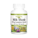 Natural Factors, Milk Thistle, 250 Mg, 90 Capsules