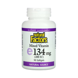 Natural Factors, Mixed Vitamin E, 134 mg (200 IU), 90 Softgels