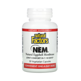 Natural Factors, NEM, Natural Eggshell Membrane, 30 Vegetarian Capsules