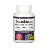 Natural Factors, Nattokinase, 100 Mg, 60 Vegetarian Capsules