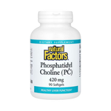 Natural Factors, Phosphatidyl Choline (PC), 420 Mg, 90 Softgels