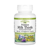 Natural Factors, Premium Milk Thistle, 160 Mg, 60 Vegetarian Capsules