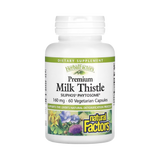 Natural Factors, Premium Milk Thistle, 160 Mg, 60 Vegetarian Capsules
