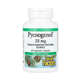 Natural Factors, Pycnogenol, 25 Mg, 60 Vegetarian Capsules