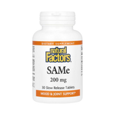 Natural Factors, SAMe, 200 Mg, 30 Slow Release Tablets