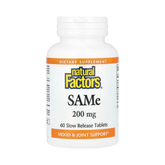 Natural Factors, SAMe, 200 Mg, 60 Slow Release Tablets