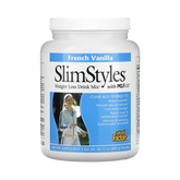 Natural Factors, SlimStyles, Weight Loss Drink Mix Powder with PGX, French Vanilla, 1 lb 12 Oz