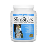 Natural Factors, SlimStyles, Weight Loss Drink Mix Powder with PGX, French Vanilla, 1 lb 12 Oz