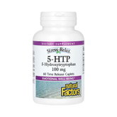 Natural Factors, Stress-Relax, 5-HTP, 100 Mg, 60 Time Release Caplets