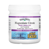 Natural Factors, Stress-Relax, Magnesium Citrate, Berry Drink Mix, 8.8 Oz