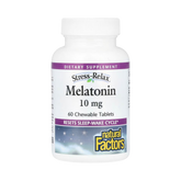 Natural Factors, Stress-Relax, Melatonin, 10 Mg, 60 Chewable Tablets