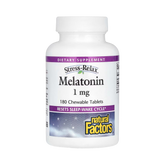 Natural Factors, Stress-Relax, Melatonin, 1 Mg, 180 Chewable Tablets